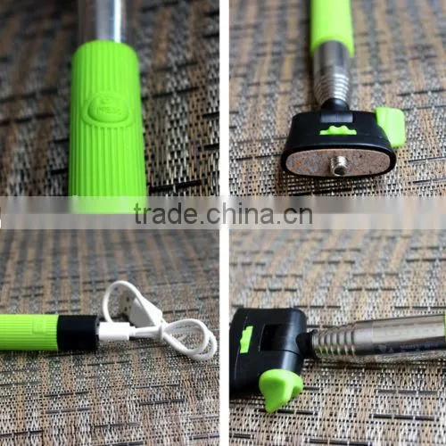 Wireless mobile phone monopod