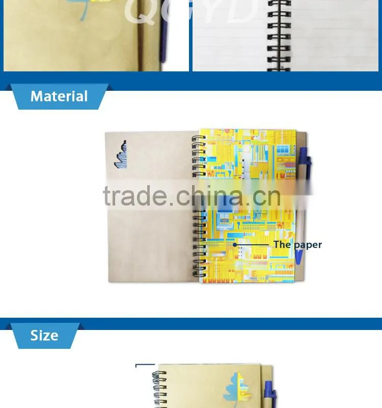 a5 twin coil spiral notepad with pencil