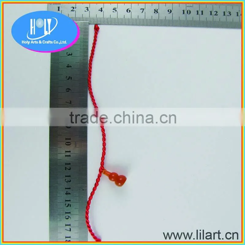 Hand Braided Chinese Red String Cucurbit Rope Cord Bracelet