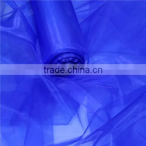 Blue Organza Roll for Decoration