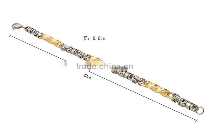 Kindy jewelry new design JCB0227 316l stainless steel men bracelet China wholesale
