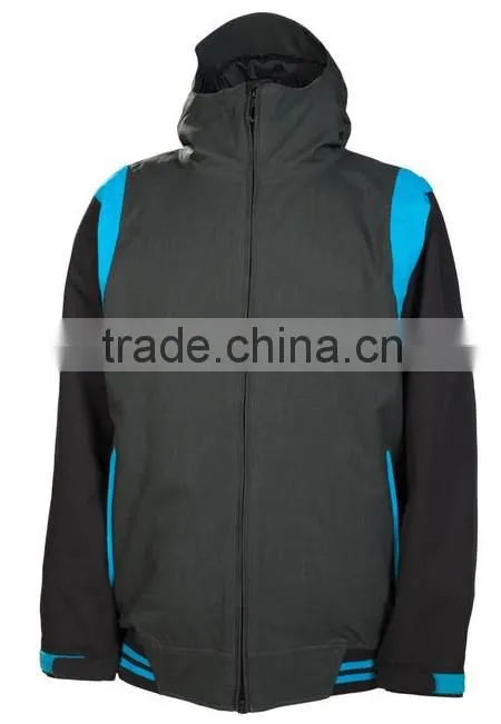 winter padded nylon jacket wholesale with hood for men