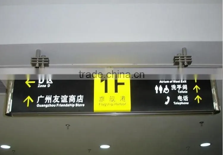 Indoor directional guide signs/direction light sign