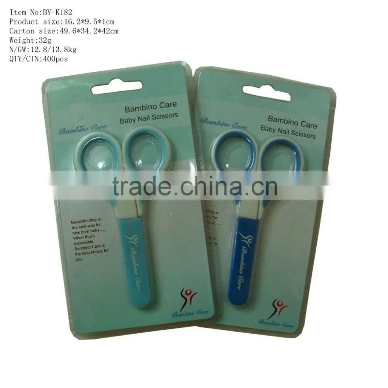 Hot Sell Baby safe scissor blister card Set