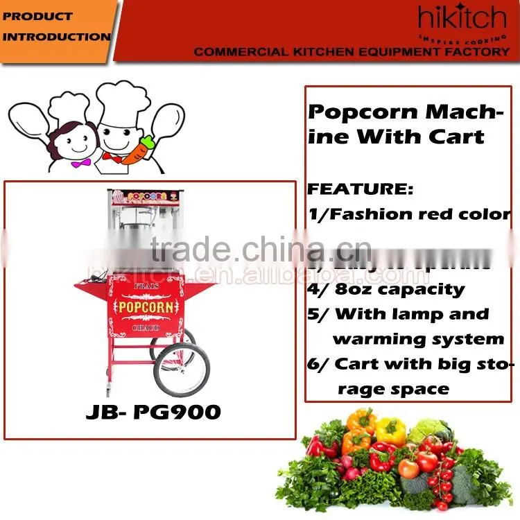 Vending equipment electric commercial 8oz wheel popcorn maker