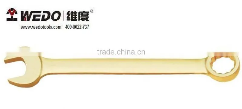 Aluminium Bronze/non-sparking beryllium copper ratchet combination wrench