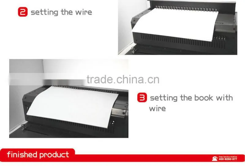 HOPU wire book binding double loop wire machine