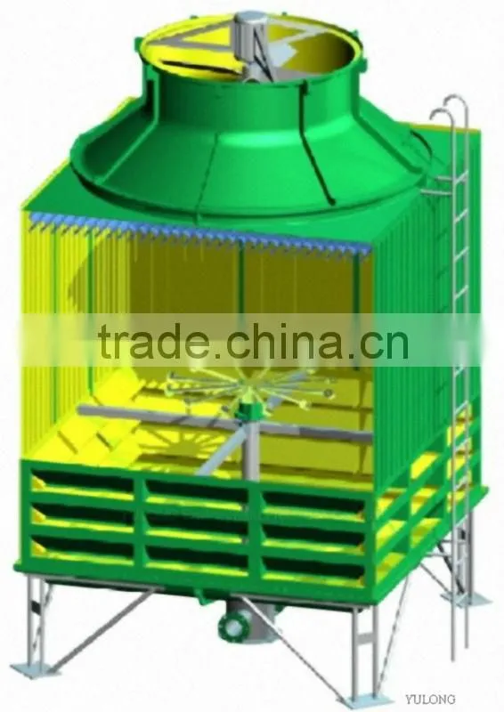 Round cooling tower for water treatment