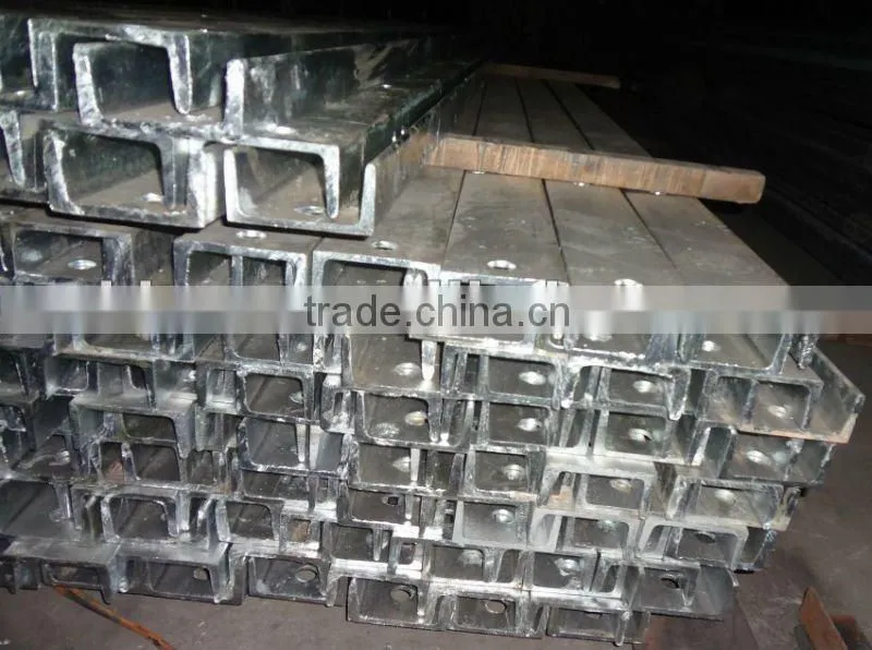 pole top hardware-galvanized dead end cross arm