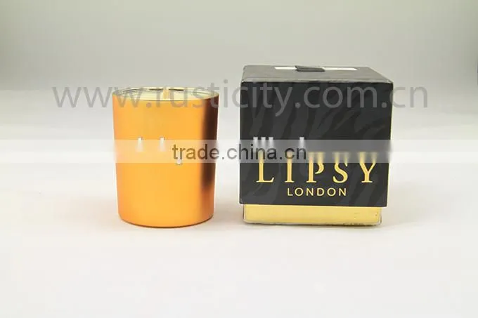 Top selling gold branded scented candles wholesale China