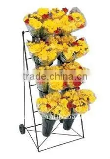 metal foldable flower display shelf