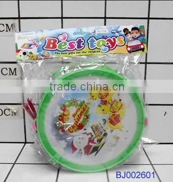 Best Christmas toys santa play drum plastic toy hand drum