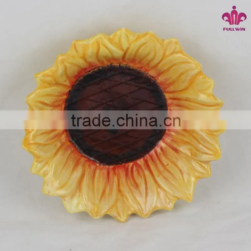 Customized ceramic flower shape fruit bowl,ceramic candy bowl for spring decoration