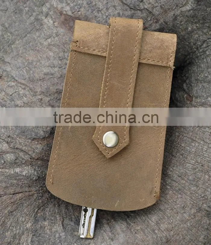 2016 high quality key holder vintage design key holder buckle leather key holder