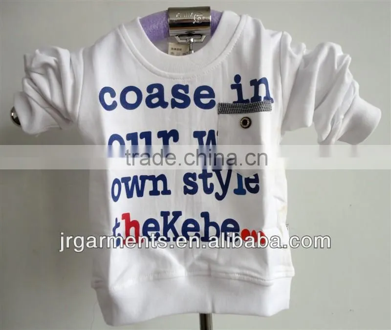 Kid Clothes Crewneck Sweatshirt Kid Garment Manufacturer for Autumn Season Clothings kids wear brand names