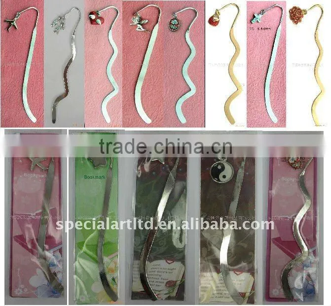 promotional metal 3D music bookmarks for books, gifts and premium