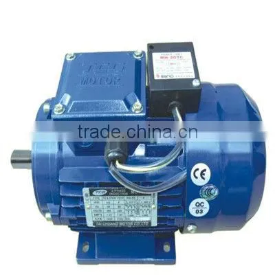 Electric Induction motor with electromagnet brake