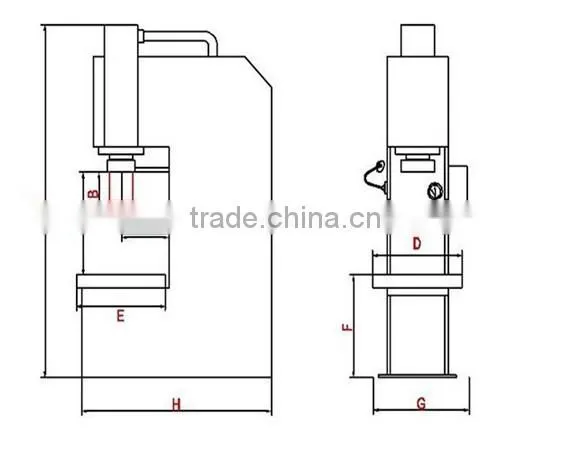 YT41 100T Small Single-Column Hydraulic Press Brake Machine