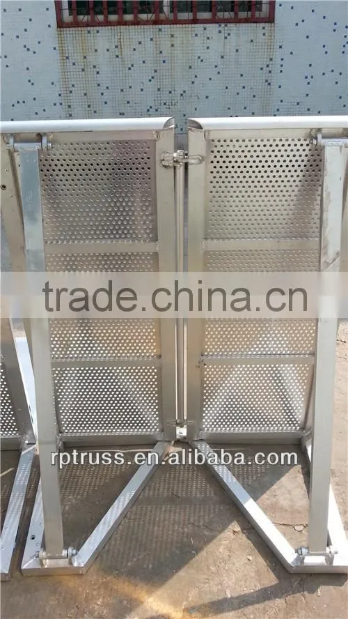 Aluminum crowd control barrier concert barrier stage barrier