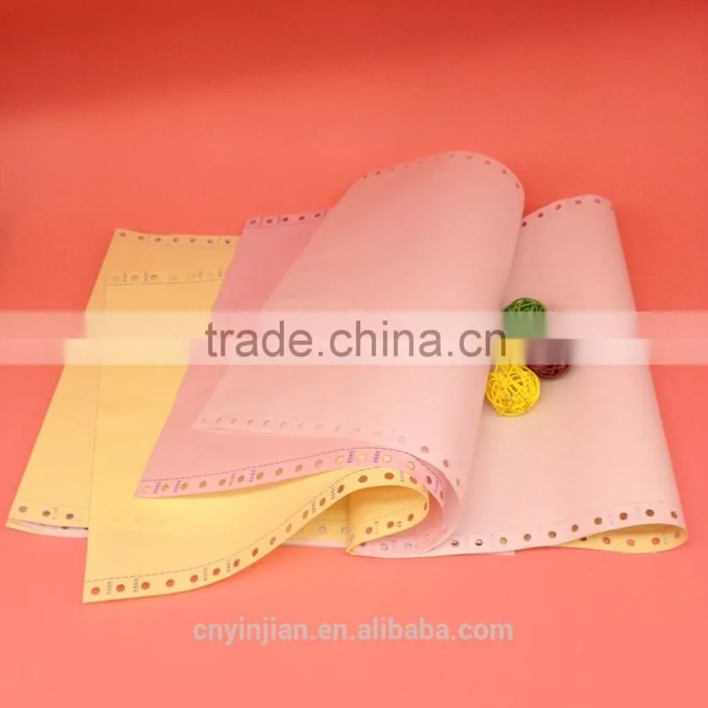 White/Yellow/Red computer carbonless printing Paper