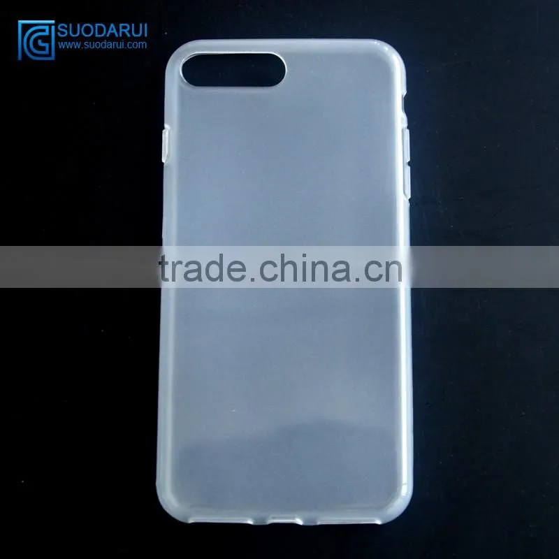 In stock Soft Gel TPU Case For Apple Iphone 7 Pro 5.5'' Clear Cover