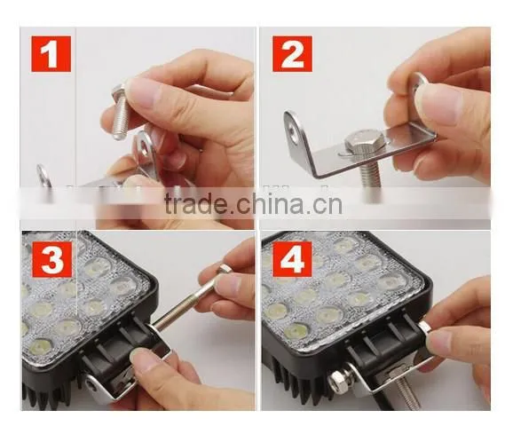 BEST SELLING!!! IP67 High Power 27W LED Lamps, Off-road LED Work Light, 27W LED Work light