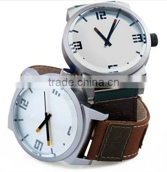 lover's watch leather wrist watch