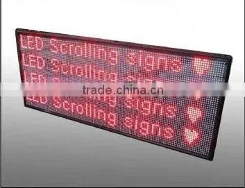 waterproof consistant quality high brightness cheap price Best Sell led moving message display sign