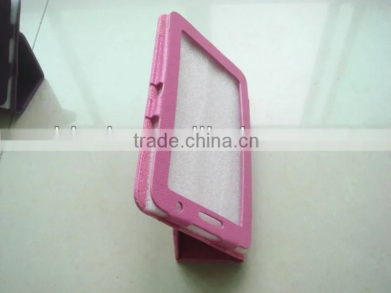 2013 New 7" Portfolio PU leather case for Tablet 7",case for samsung galaxy P3100