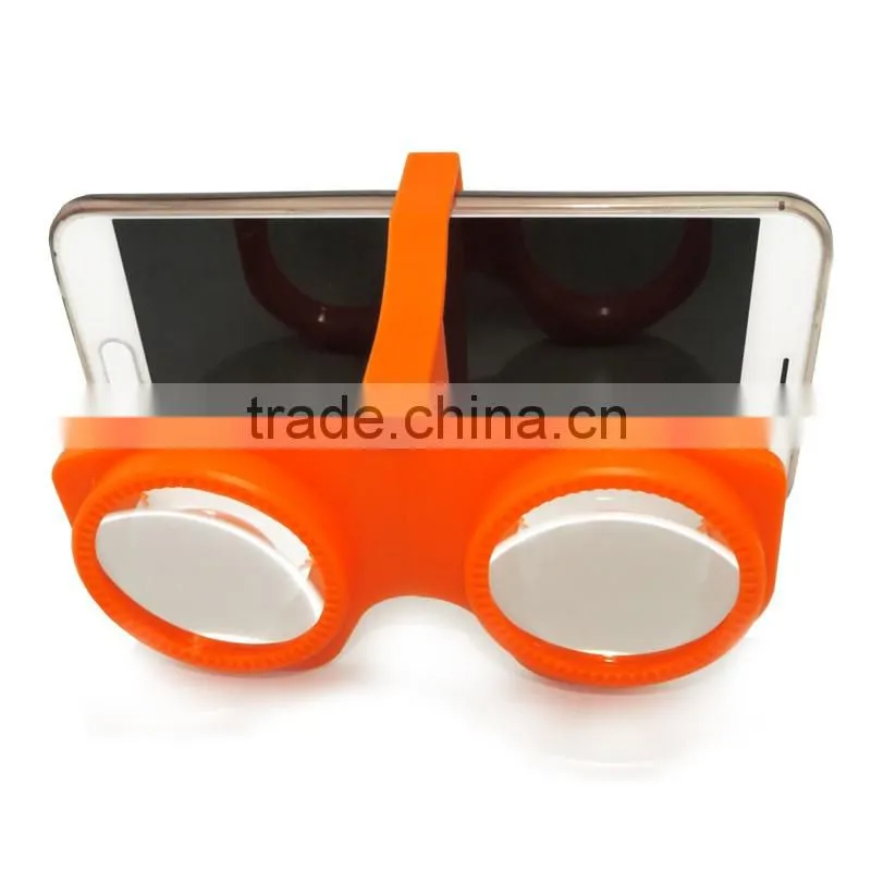 2016 New Mini Colorful Virtual Reality 3d Glasses VR Box For Adult and Kids Easy to Carry