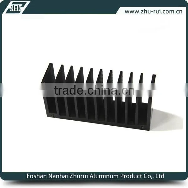 100 w aluminum square heat sink/extruded profile /heat dispation for high bay LED light pipe