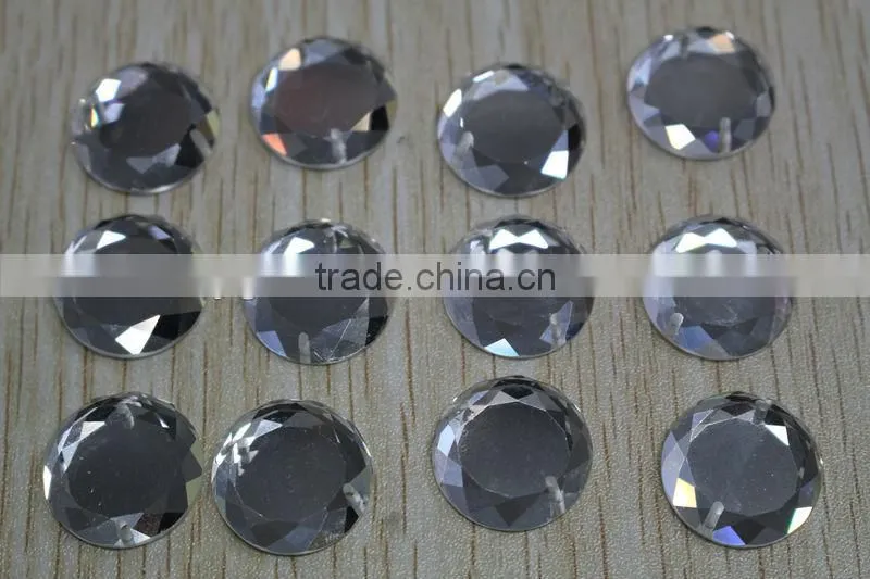 Flat back Highest quality sew-on crystal beads number 1021# Round shape Crystal color wonderful outlook