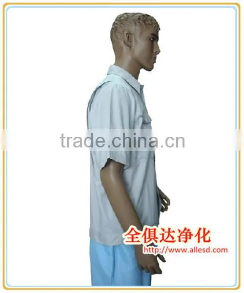 100% polyester Short Sleeve ESD Jacket