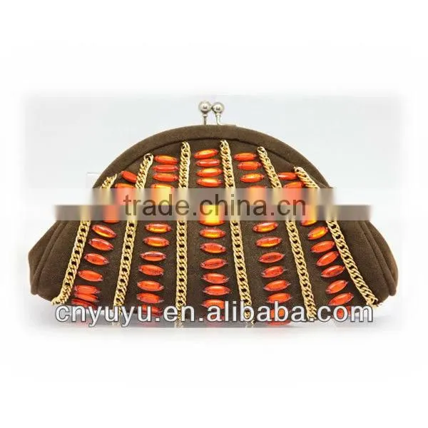 Acrylic Ladies Clutch Purse Fashion Evening Bag