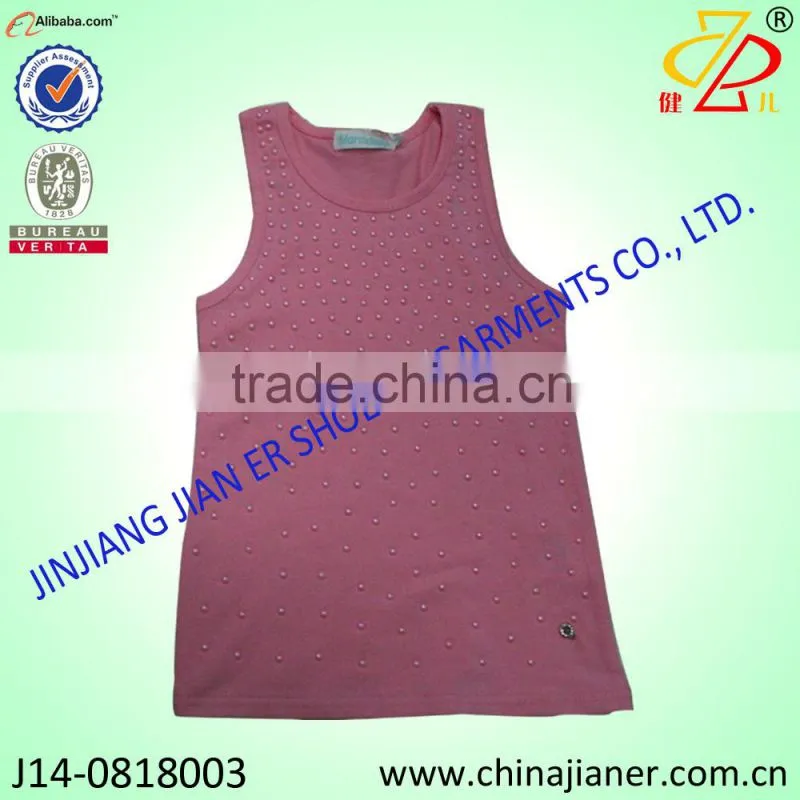 new style high quality white baby tshirt for girls