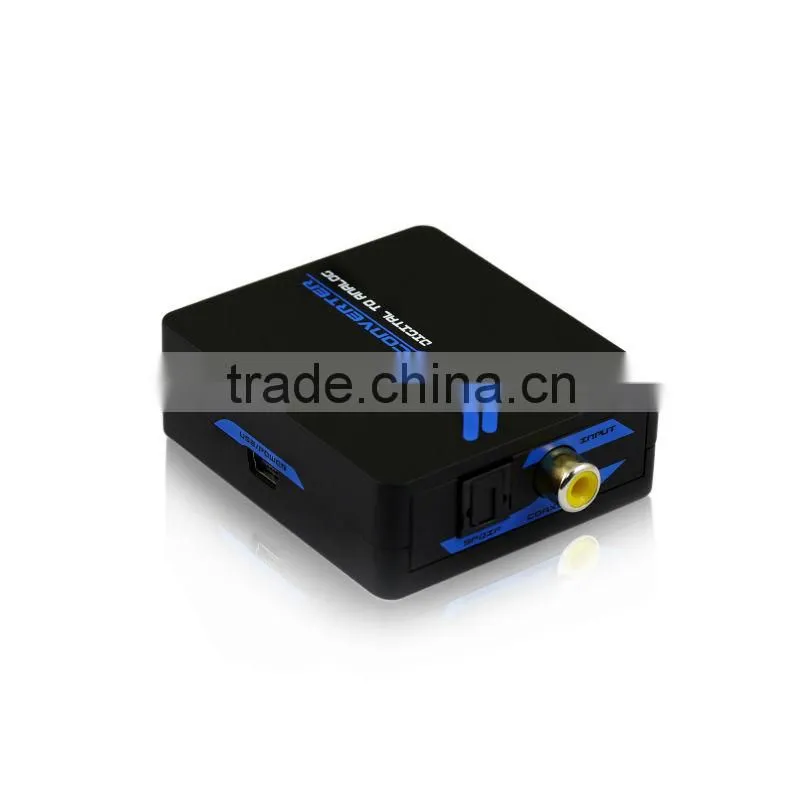 Premium Digital to Analog Audio Converter Toslink / SPDIF or Coaxial digital audio to analog L/R or 3.5mm audio