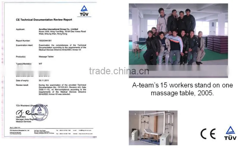 wooden massage bed , beauty bed , beauty facial bed