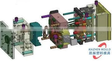 Good quality plastic rearview mirror mould