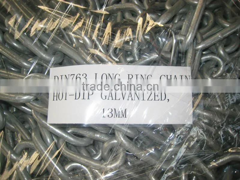 electric steel chain long chain with CCS certificate