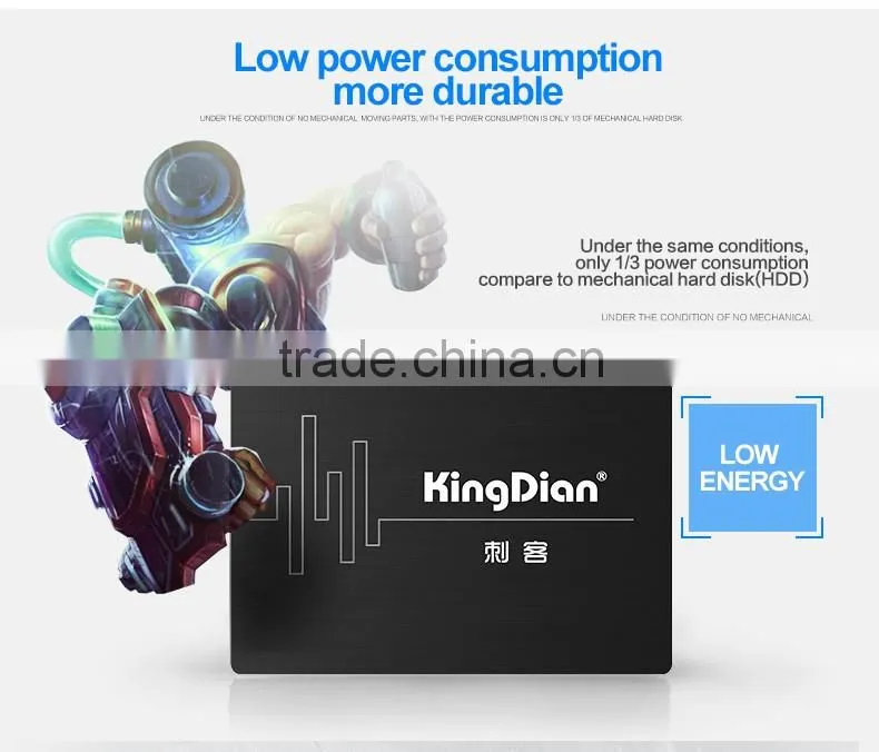 kingdian ssd 120gb sata3 2.5' TLC internal hard disk for PC with SSD solution