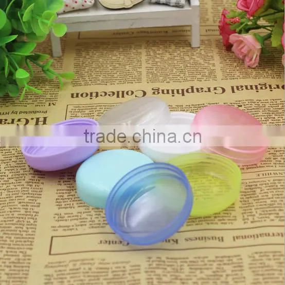 50g Yellow pp hair mask cream container with lid cap