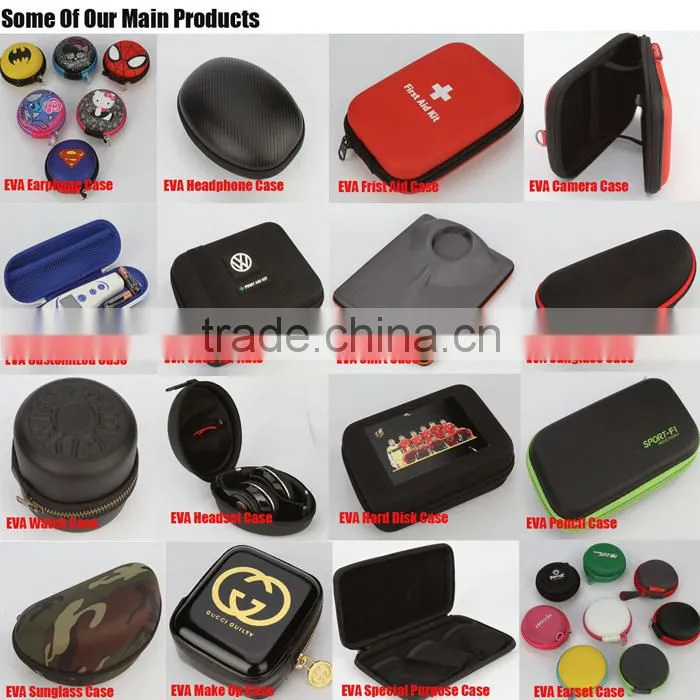 2016 eva tool zipper case bag with plastic window