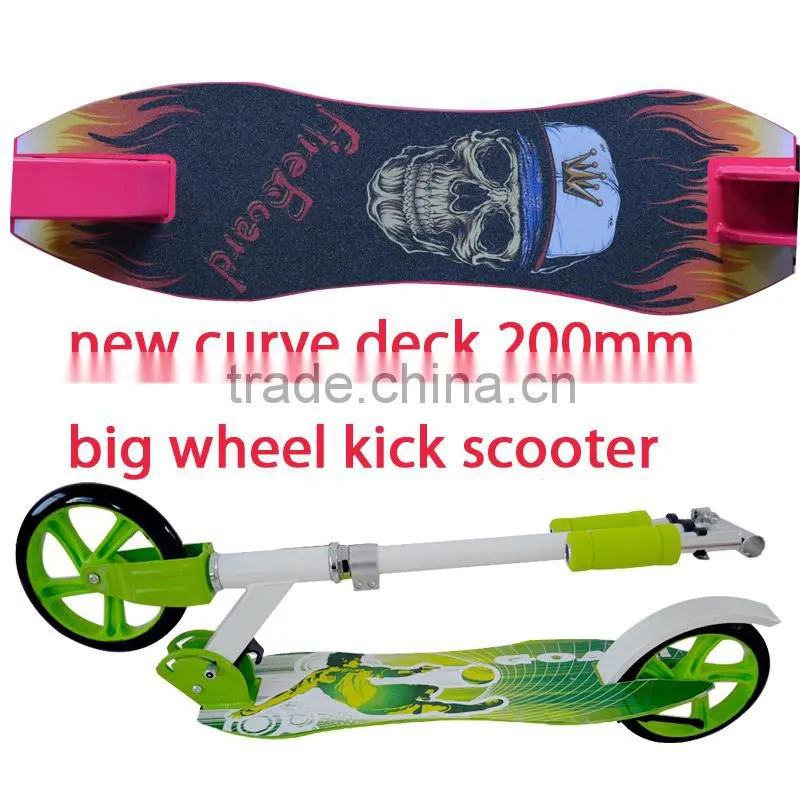 Short time delivery adult kickscooter with carry strap