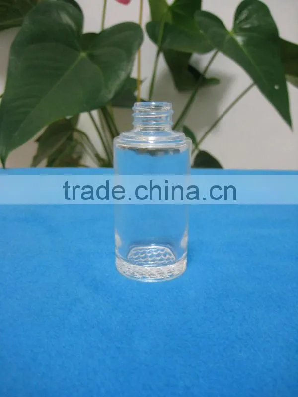 custom design 40ml transparent cosmetic bottle,liquid foundation container,skin care lotion bottles with plastic cap manufacture