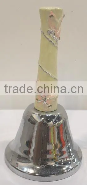 plated 4.75" bell with resin handle for celebration A12-H01(A190)