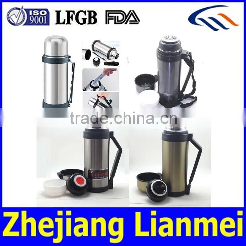 Eco-friendly FDA LFGB certified stainless steel vacuum bottle, thermos bottle, thermos water bottle