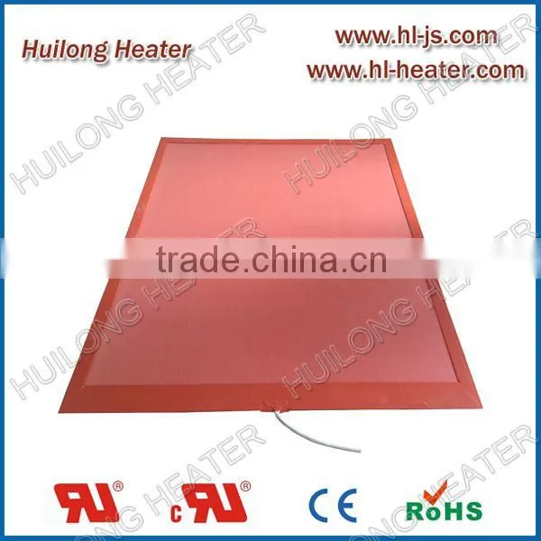 Silicone rubber electric plate heater