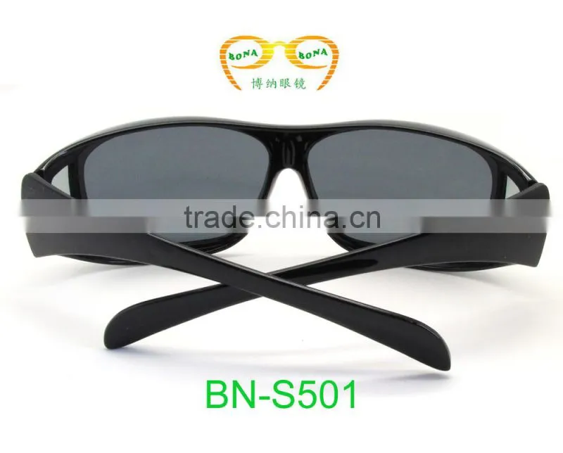 new design four lens custom black Polarized sport sunglass Night vision gogglesUV400