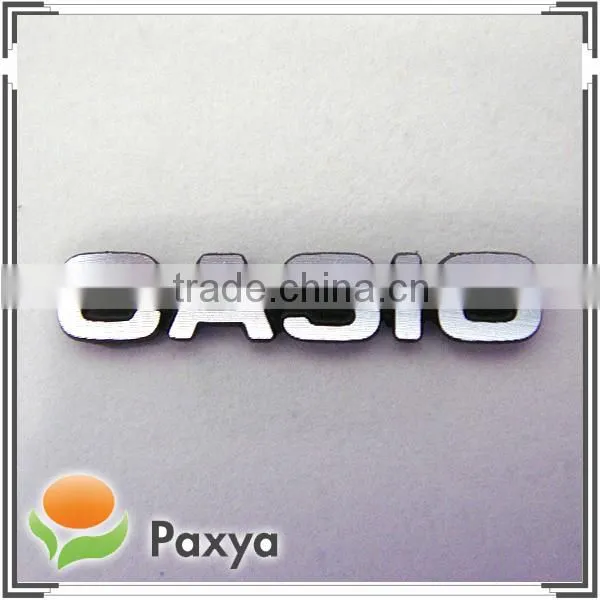 Custom aluminum metal nameplate for security monitor