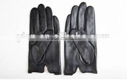 Black Leather Wholesale Gloves Fashion Ladies Wholesale Gloves